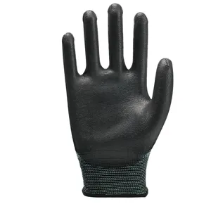 PU coated working gloves---palm coated