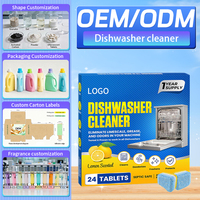 Tablettes de lavage de vaisselle écologiques 3-en-1 personnalisées, modèle Joya, tablettes effervescentes, détergent pour lave-vaisselle, élimination de l'huile, éclaircissant