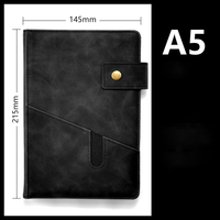 Carnet de notes avec stylo, carnet en cuir relié rigide personnalisé A5 pour hommes et femmes, 200 pages, papier épais 80 GSM
