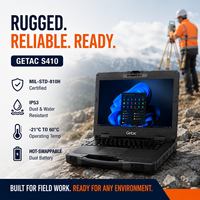 Ordinateur portable robuste Getac S410, Intel Core I5, Windows 11 Pro, écran tactile FHD, étanche IP53, lisible en plein soleil, service sur le terrain