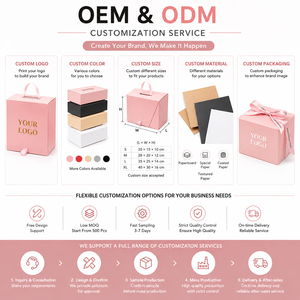 Foldable <b>Pink</b> Paperboard <b>Gift</b> Box with Magnetic Closure and Handle for Business & Shopping Use Clothing Paper Box - Product Image 5