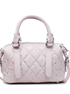 ashion Women 2025 Summer Quilted Shoulder Bag Stylish <b>Bucket</b> Purse High-End Crossbody Handbag New Style - Product Image 5