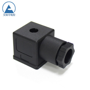 Hs501 Din43650a Junction <b>Box</b> Solenoid Valve Coil Plastic Screw Terminal Panel Mount Black Transparent - Product Image 4