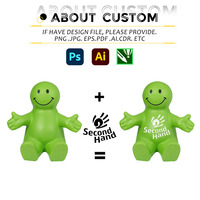 Support de téléphone universel Smiley 2-en-1, jouet anti-stress souple, support de téléphone publicitaire personnalisé avec logo, vente en gros en vrac