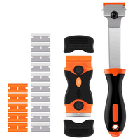 Kit d'outils de pose de film vinyle pour voiture 17 pièces, avec raclette allongée et outils combinés pour l'installation d'autocollants de véhicule