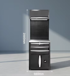 Nuevo Gabinete <span class=keywords><strong>de</strong></span> Herramientas Profesional para Mecánicos con Juego <span class=keywords><strong>de</strong></span> Herramientas, Gabinete Rodante <span class=keywords><strong>de</strong></span> 12 Cajones con Gabinete Colgante para Taller - Product Image 2