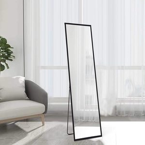 <span class=keywords><strong>Espejo</strong></span> de Pared <span class=keywords><strong>Rectangular</strong></span> Grande Personalizado con Marco de Metal <span class=keywords><strong>Dorado</strong></span> y Negro - Product Image 2