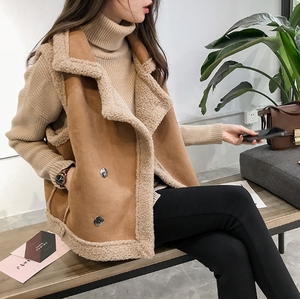 Liu <span class=keywords><strong>Ming</strong></span> Producto Popular De Moda Coreana Para Mujer Chaleco Sin Mangas De Piel De Borrego Sintética Para Invierno Abrigos Y Chaquetas - Product Image 6