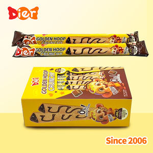 Biscuits triangulaires au chocolat, en gros, personnalisés, marque privée, enrobés de céréales, halal, en forme de bâtonnets, en boîte - Product Image 2