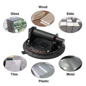 Ventosas de vidrio OT24630A, elevador de azulejos de vacío de alta resistencia de 20cm con manómetro para ventanas y ventosas de granito, herramientas de elevación