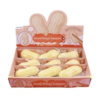 Nouveau 2026 Populaire Jouet anti-stress Squishy en forme de cacahuète et de glaçon, à presser, pour le soulagement du stress, Jouets Squishy viral en forme de cacahuète au maltose
