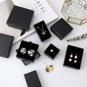 Custom Small Cardboard Kraft Paper <strong>Box</strong> with Foam Luxury Necklace Ring <strong>Earring</strong> Jewelry <strong>Gift</strong> Packing Boxes - Product Image 6