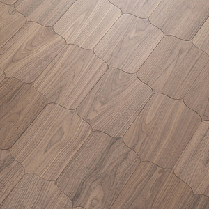 Parquet multicouche en chêne blanc hexagonal T&G de qualité supérieure, écologique, conforme REACH, 15 mm et 18 mm, pour les sites sportifs - Product Image 1