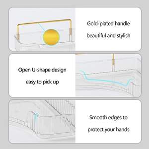 Makyaj parfüm tuvalet alanı tasarrufu için 2 katmanlı köşe banyo lavabosu organizatör klasik depolama raf - Product Image 2