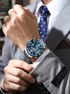 Nouvelle montre de luxe pour homme POEDAGAR E102, montre-bracelet de marque haut de gamme pour homme, étanche, lumineuse, avec date, quartz, Relojes - Product Image 6