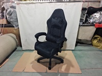 Chaise de jeu en velours à dossier haut pour bureau à domicile et salle de jeux, chaise confortable