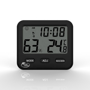 CH-916 Hộ Gia Đình Nhiệt Kế Đo Độ Ẩm Trong Nhà Đồng Hồ Treo Tường Phòng Nhiệt Kế - Product Image 1