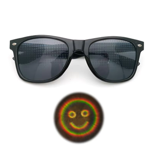 نظارة حراج فائقة الضوء تظهر تأثير موشور ثلاثي الأبعاد EDM قوس قزح منظار كالايدوسكوب على شكل نظارات شمسية لحفلات الهذيان - Product Image 3