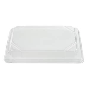 Vente en gros de 16 oz Rectangle Boîte d'emballage à emporter en plastique personnalisé pour sushi Togo avec couvercle transparent Plateaux à sushi jetables fabriqués en Taïwan - Product Image 2