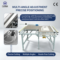 Scie à table coulissante pliante WANJIA WJ100S, rail linéaire haute précision, machine à découper le bois pour la fabrication de meubles, homologuée CE