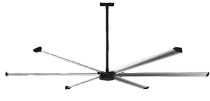 UL507 <span class=keywords><strong>Ventilateur</strong></span> <span class=keywords><strong>de</strong></span> déstratification aérien commercial HVLS <span class=keywords><strong>de</strong></span> 8 pieds avec composants centraux <span class=keywords><strong>de</strong></span> moteur à courant continu pour les grands espaces - Product Image 2