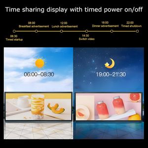 Sản xuất chuyên Nghiệp Treo Tường kỹ thuật số biển quảng cáo LCD màn hình hiển thị ứng dụng trong nhà với Windows LCD hiển thị - Product Image 3