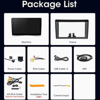 Lecteur multimédia vidéo Android 2DIN autoradio GPS Navigation pour Peugeot 407 CC 407CC SW 2004-2010 avec Carplay Auto Stéréo