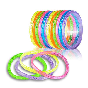 Bracelet lumineux LED en acrylique, très vendu, décorations de Noël, bâtons lumineux - Product Image 1