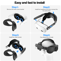 Accessoire de jeu de réalité virtuelle à succès : Bandeau de tête monté sur la tête, sangle de tête adaptée à Meta Quest 3s