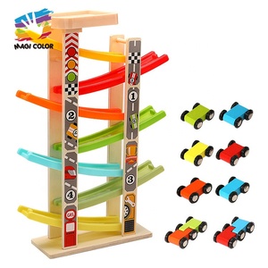 New Design Educational Toddlers <strong>Wooden</strong> Slot Car <strong>Track</strong> with Cars W04E097 - Product Image 1