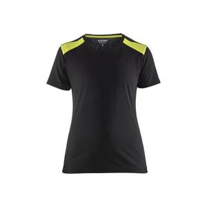 BLAKLADER - 347910429933XL T-shirt pour femme Noir/Jaune-EAN 7330509696620 T-SHIRTS DE TRAVAIL ET POLO - Product Image 1