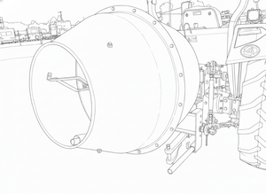 BITSMANN Bétonnière robuste à entraînement par prise de force de <span class=keywords><strong>tracteur</strong></span> avec décharge hydraulique pour la construction et l'agriculture - Product Image 2