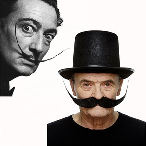 Ria Mép Dali Lớn Chất Lượng Cao Ria Mép Giả Tự Dính Tóc Giả Trang Phục Dự Tiệc Màu Đen - Product Image 1