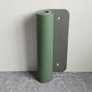 Tapis de yoga Pilates en TPE personnalisé avec logo, trou de suspension et œillet, épaisseur 6mm/8mm, longueur 183cm, pliable pour la gym - Product Image 5
