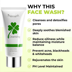 Tốt Nhất Da Dầu Benzoly Peroxide Than Đu Đủ Trà Xanh Thảo Dược Chống Mụn Trứng Cá Rửa Mặt Cho Da Nhạy Cảm Cho Nam Giới Nhãn Hiệu Riêng - Product Image 3