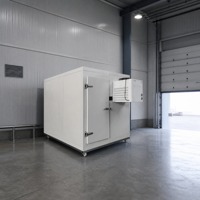 Conteneur frigorifique RTK avec dimensions personnalisées, chambre froide modulaire pour le stockage des aliments