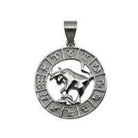 Pendentif Astrologie Horoscope, Bijou Porte-Bonheur, Collier Signe Astrologique Scorpion, Acier Inoxydable, Collier 12 Constellations