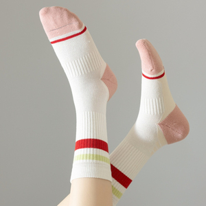 Calcetines de Yoga y Pilates para Mujer, Transpirables, de Algodón Peinado, Antideslizantes, de Alta Calidad - Product Image 2