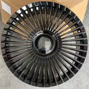 Nuevo Rin de Aleación de Aluminio Forjado de Diseño de Malla Negra Brillante de 18-24 Pulgadas con Múltiples Radios, Ajuste Universal, ET 35/40/25mm, PCD 98/100mm - Product Image 4