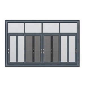 Ventana Corredera de Triple Vía con Mosquitera, Doble Acristalamiento Low-E, Perfil de Aluminio, Ventanas Correderas para Balcón - Product Image 2