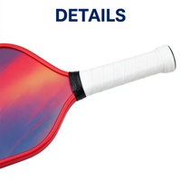 Ensemble de raquettes de pickleball en fibre de verre avec logo personnalisé OEM, pagaie légère avec housse de protection, fournisseur d'usine