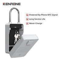 Boîte à clés passive NFC sans entretien KENRONE, consommation d'énergie nulle, coffre-fort pour clés pour les gestionnaires de propriétés et immeubles d'appartements