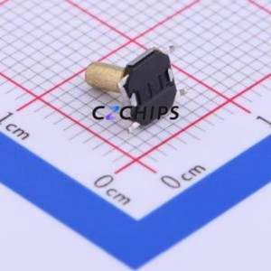 TS-1187A-C-6.0-B Tactile Switch SMD Switch Single Pole Single Throw Round Button 2.6N Vertical Mount - Product Image 2