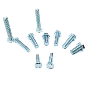 Pernos hexagonales galvanizados de acero al carbono Din933 M6 M8 M10 M16 M20 Grado 8,8 12,9 <span class=keywords><strong>Perno</strong></span> de cabeza hexagonal Pernos - Product Image 2