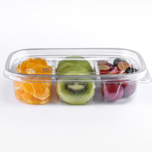 Boîte d'emballage pour fruits en plastique PET transparent ventilé, conteneur à clapet pour fraises, bleuets, cerises, <span class=keywords><strong>tomates</strong></span> fraîches avec couvercle à fermeture à pression - Product Image 5