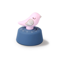 Hot Koop Mechanische Cut-Down Timer Voor Keuken 60 Minuten Leuke Vogel