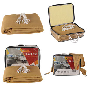 Voile d'ombrage tissée en HDPE et polyester pour extérieur, patio, abri <span class=keywords><strong>de</strong></span> voiture, protection contre la pluie, auvent <span class=keywords><strong>de</strong></span> jardin, cour, plage, ombrage 85%-99% - Product Image 4