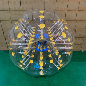 TPU 1,2 m/1,5 m/1,7 m Menschliche Größe Diy Blase Ball Körper Zorb Blase Fußball Aufblasbare Stoßstange ball - Product Image 5