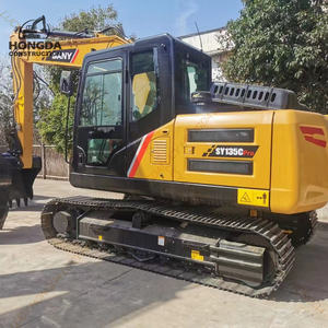 Pelle d'occasion Chine Pelle d'occasion originale SANY SY135C Mini pelle hydraulique sur chenilles avec de faibles heures de travail en vente bon marché - Product Image 2