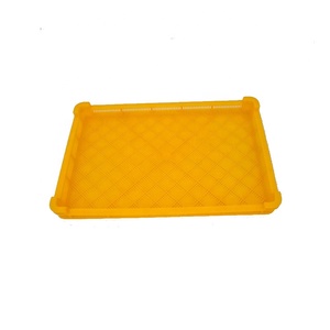 <span class=keywords><strong>Vassoi</strong></span> Impilabili <span class=keywords><strong>in</strong></span> <span class=keywords><strong>Plastica</strong></span> PP Perforata per Essiccazione Alimenti, Dimensioni 590x390mm, Fori 6mm, Giallo o Colore Personalizzato - Product Image 4